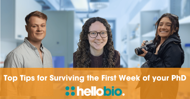Tips for Surviving the First Week of Your PhD