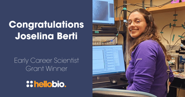 Meet our Early Career Scientist Grant Winner Joselina Berti