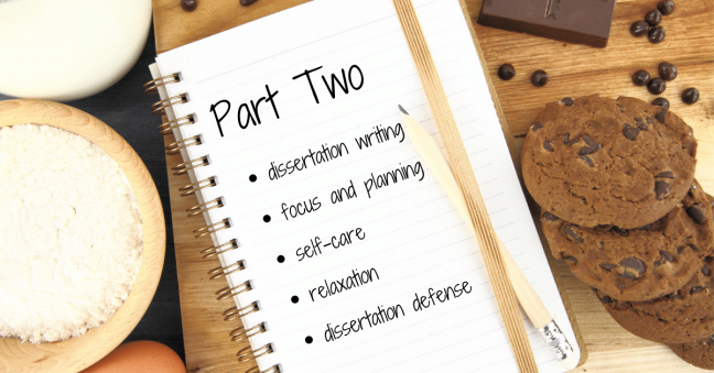 The Recipe for Sweet PhD Success - Part 2