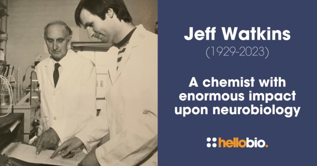 Jeff Watkins - A chemist with enormous impact upon neurobiology