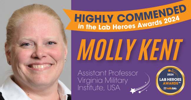 Meet Our Lab Heroes Awards™ 2024 Highly Commended Nominees: Molly Kent