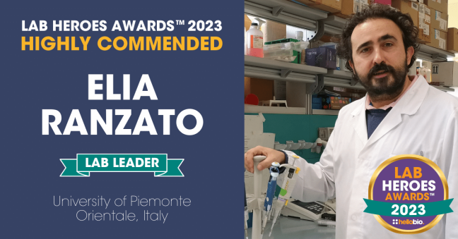 Meet Our Lab Heroes Awards™ 2023 Highly Commended Nominees: Elia Ranzato