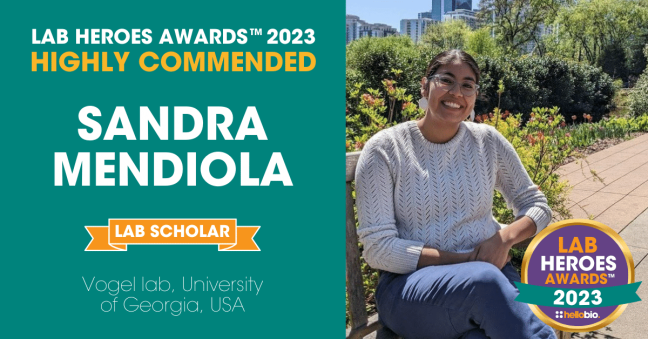 Meet Our Lab Heroes Awards™ 2023 Highly Commended Nominees: Sandra Mendiola