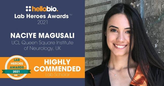 Meet Our Lab Heroes Awards™ 2021 Highly Commended Nominees: Naciye Magusali