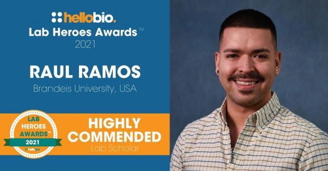 Meet Our Lab Heroes Awards™ 2021 Highly Commended Nominees: Raul Ramos