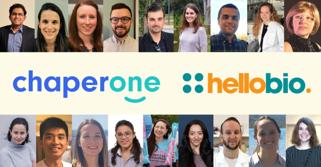 Chaperone supports the Hello Bio Early Career Scientist Grant initiative