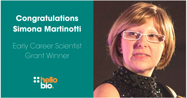 Meet our Early Career Scientist Grant Winner Simona Martinotti