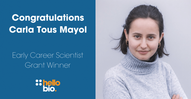 Meet our Early Career Scientist Grant Winner Carla Tous Mayol