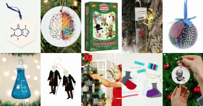 Ten Clever Christmas Decorations for Scientists