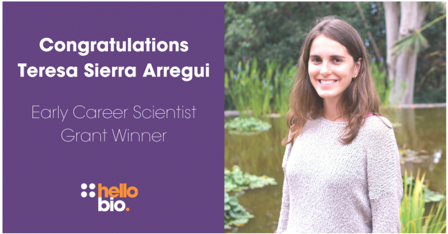 Meet our Early Career Scientist Grant Winner Teresa Sierra Arregui
