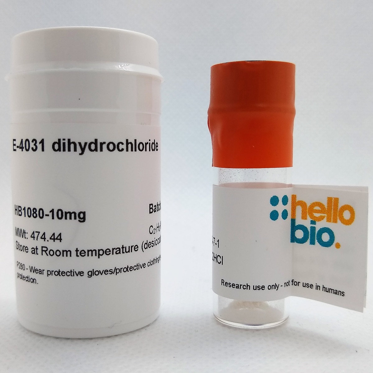 Linopirdine dihydrochloride product vial image | Hello Bio