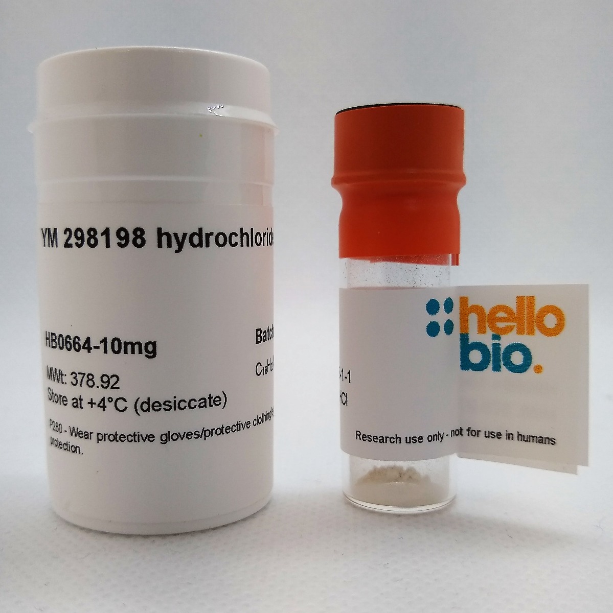 YM 298198 hydrochloride product vial image | Hello Bio